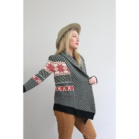 Telluride Lambswool Holiday Snowflake Sweater in Women's Extra Small to Small - Picture 9 of 9